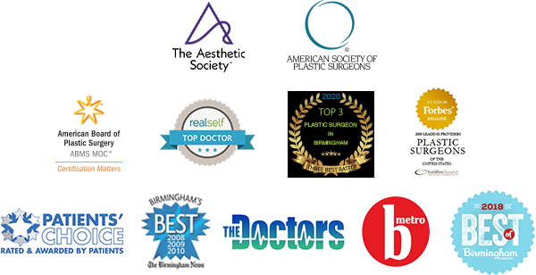 Credentials, association, and award logos